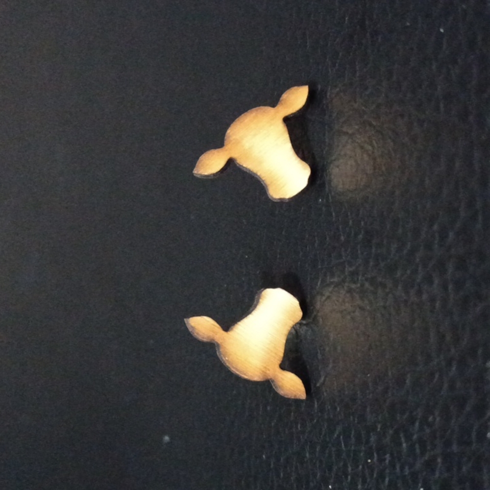 Cow earrings